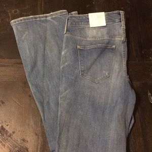 Mid-rise skinny bootcut